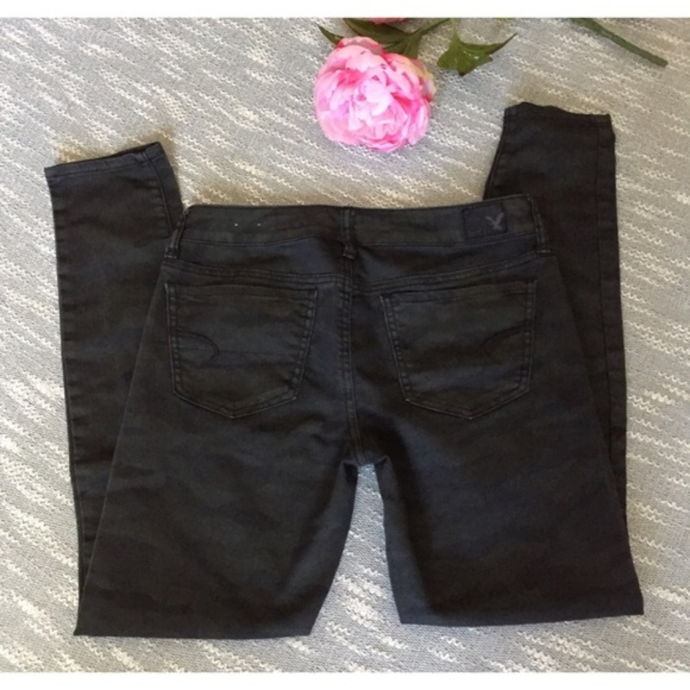 American Eagle Camo Skinny Jeans